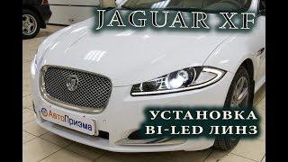 Установка СВЕТОДИОДНЫХ линз на Jaguar XF