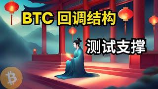 比特币行情分析，BTC 回调结构，测试支撑(BTC/ETH/比特币/以太坊/bitcoin/ethereum行情分析)