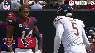 Madden 24 Keenan Allen Bears vs Stefon Diggs Texans (Madden 25 Update Roster) 2024 Sim PS5 Game Play