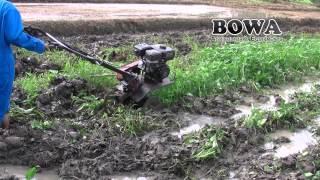 Bowa Multi-Tilling Machine with Auger Blade Implement for Wet Field Plowing