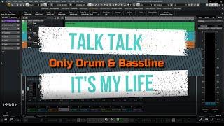 Drums and Bass tracks, isolated from "It's my life" by Talk Talk