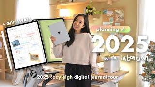 Plan 2025 With Intention Cozyleigh 2025 Digital Planner, GIVEAWAY, Goal Setting & Vision Boarding