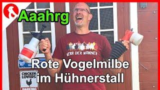 F178 Rote Vogelmilben im Hühnerstall - ach Du Schreck !!!!  Jensman and the Huhns