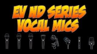 Electro-Voice EV ND Series Mics ND76 ND76S ND86 ND96