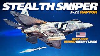 PEAK Stealth F-22A Raptor | Behind Enemy Lines | Digital Combat Simulator | DCS |