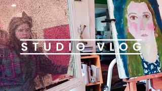 INKTENSE TIPS, NOVA PAINTS, ART BOOKS, FIGURE PAINTING, AND HOW TO USE A MIRROR: STUDIO VLOG n. 49