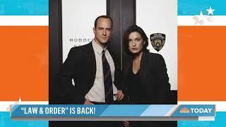 Mariska Hargitay and Chris Meloni on the Today show