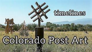 Colorado Post Art - timelines by Mitchell Dillman