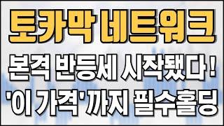 토카막네트워크 - 본격 반등세 시작됐다! '이 가격' 까지 필수홀딩!