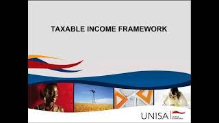 Taxable income framework