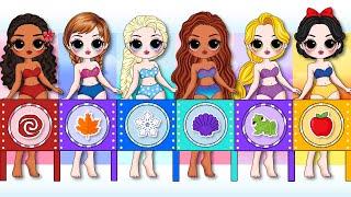 Wow  Disney Princess into Winx Club / DIYs Paper Dolls & Crafts