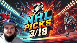  NHL Picks Today - Best Expert Predictions for 3/18/25 ! 