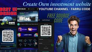 How to Create Investment Website | How to Make Hyip investment Site | How to Make Oree Solar Website