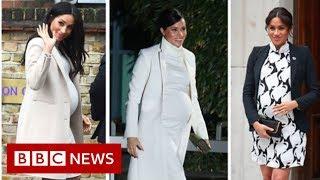 Royal baby: How Meghan kept working through pregnancy - BBC News