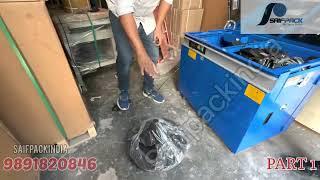 Installation of semi automatic strapping machine | saifpackindia