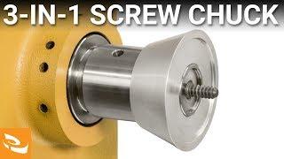 3-in-1 Screw Chuck (Woodturning Accessory)