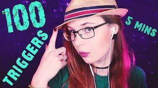 ASMR 100 Triggers in 5 Minutes