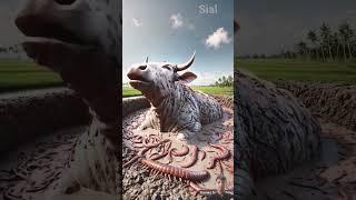 #bull #animals #midjourney #aiart #ai #rescue #cow #farmer #facts #sigmarule
