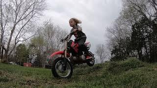 Trav Catching Air on the Honda CRF50F & Golf Balls