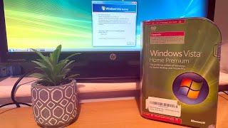 Unboxing and Installing Windows Vista in 2022