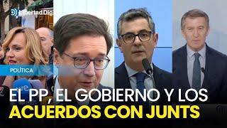 El Gobierno arremete contra la posible alianza entre Junts y el PP