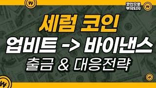 [세럼 코인 전망] 세럼 코인 - 업비트 거래종료.. 바이낸스로 출금 방법 & 대응전략 확인하세요