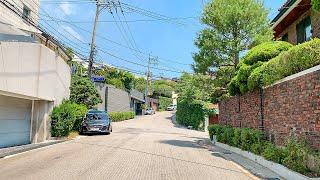 [4K] Oscar Movie "Parasite" Film Location Alley in Seongbuk-dong Seoul 서울 성북구 대사관로 성북동 영화 기생충 촬영지