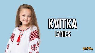 Anastasia Dymyd - Kvitka | Lyrics Version (тексти пісень) 