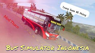 Mod Skin THACO Nhà xe Mạnh Ngọc (Nam Định - Sài Gòn)/Bus Simulator Indonesia