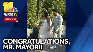 Baltimore Mayor Brandon Scott gets married