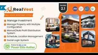 RealVest - Real Estate Investment System | Website Script