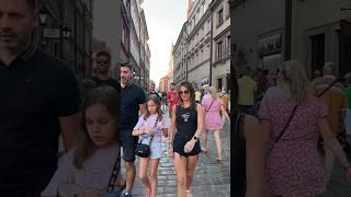 Walking in Warsaw, Poland