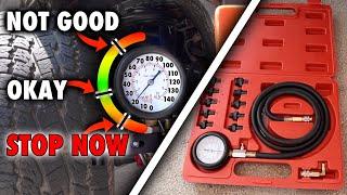 This is what it's telling you, how to use an oil pressure gauge