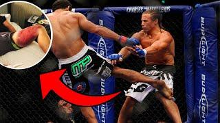 9 Minutes of the NASTIEST Leg Kicks in MMA History