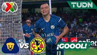 ¡GOL del ‘Cabecita’! ¡Esto es un baile! | Pumas 0-2 América | Liga Mx Apertura 22 -J8 | TUDN