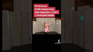 Pt1 Poi Drills Supporting Side Opposite C-CAPs + Front Jedi Stalls #PoiTutorial #PoiDance