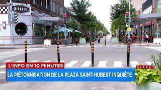 Piétonnisation de la Plaza Saint-Hubert: une majorité de commerçants en colère