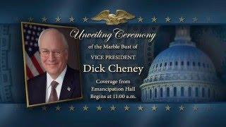 Commemorative Bust Unveiling in Honor of Richard Bruce Cheney at the U.S. Capitol Visitors Center