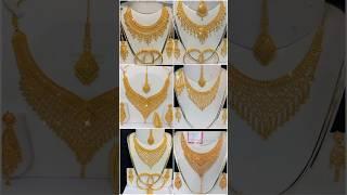 Latest Gold Bridal Necklace set #goldnecklace #shortvideo #shorts #trending