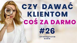 Jak reagują klienci na lead magnet, czyli sampling? | STRATEGICZNA KAWA #26