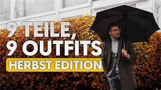 9 Teile, 9 Outfits: Herbst Edition | Stylingtipps für Männer