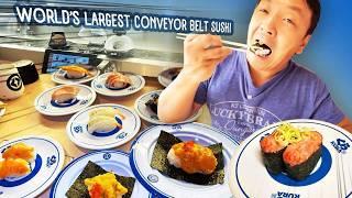 World’s LARGEST Conveyer Belt Sushi & MOST PERFECT Pancake in Tokyo Japan