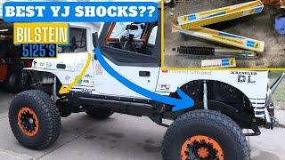 Upgrading my YJ to Bilstein 5125 Shocks and Fabricating new mounts!