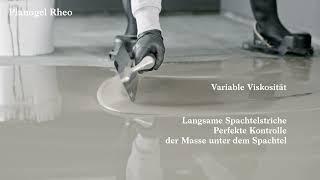 Planogel Rheo | Gel‑Nivelliermasse mit variabler Rheologie und Viskosität