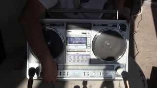 National RX-5350 Dynamic Free Edge speaker system Boombox review