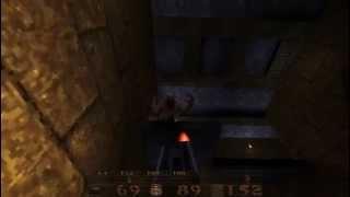 Quake Playthrough - Nightmare 100% Secrets & Kills - E2M6 The Dismal Oubliette