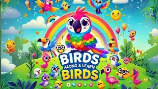 ABC Birds Song for Kids | Learn Birds Names and Sounds | Birds A to Z | Moko Loko Tv