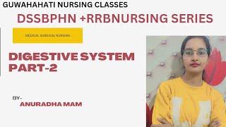 MCQS OF DIGESTIVE SYSTEM -BY ANURADHA MAM|AIIMS|PHNNURSING|NORCRT8|RRB|DSSSB/UPCHO/M.SCNURSING