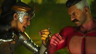 Mortal Kombat 1 Titan Sliver Star Li Mei with Sektor Kameo tower