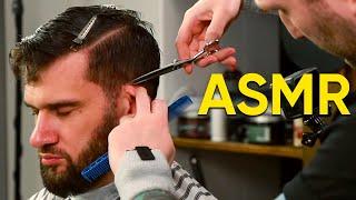 Scissors Only Relaxing Haircut  ASMR BARBER